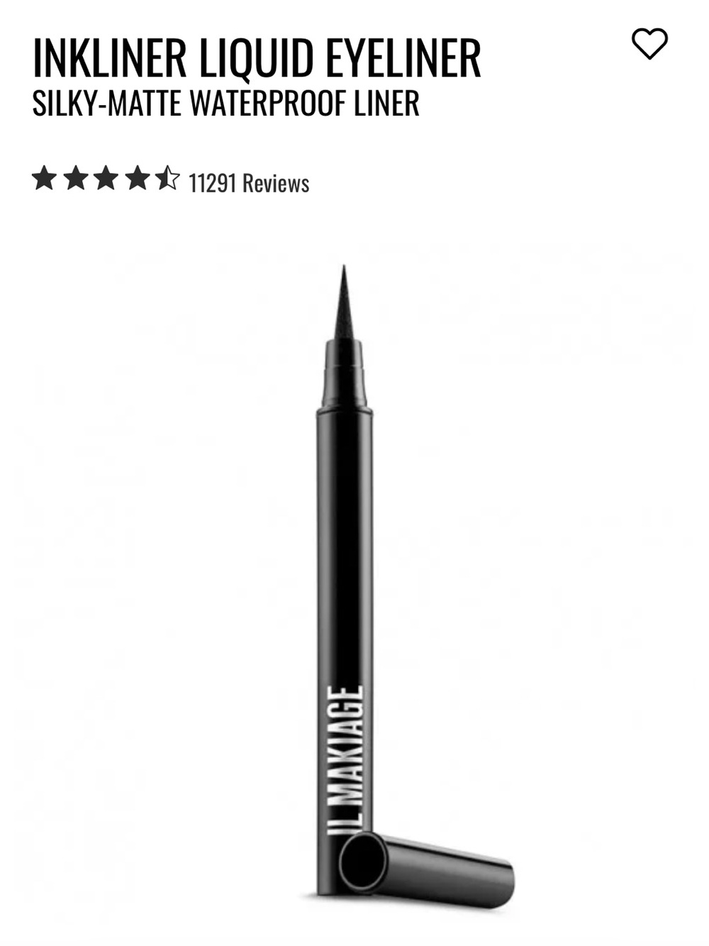IL MAKIAGE Inkliner Liquid Eyeliner — Black